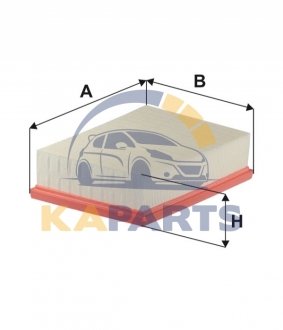 WA9786 WIX FILTERS Фильтр воздушный