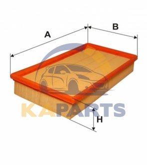 WA6535 WIX FILTERS Фильтр воздушный Ford Fiesta IV (96-02), Focus, Tourneo Connect, Transit Connect (WA6535) WIX