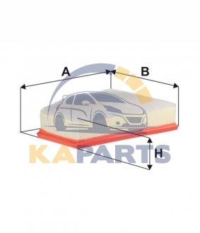 WA9895 WIX FILTERS Фильтр воздуха