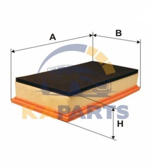 WA6700 WIX FILTERS Фильтр воздуха