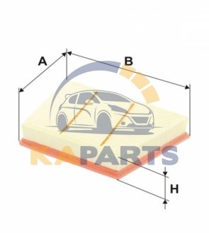 WA9751 WIX FILTERS Фільтр повітря