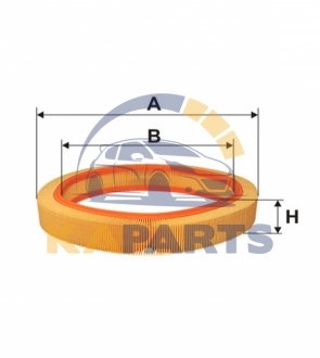 WA6377 WIX FILTERS Фільтр повітря