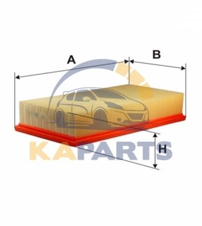 WA6226 WIX FILTERS Фильтр воздушный