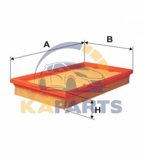WA9550 WIX FILTERS Фільтр повітря