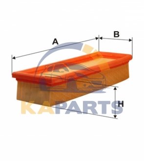 WA6204 WIX FILTERS Фільтр повітря