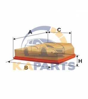 WA9492 WIX FILTERS Фільтр повітря