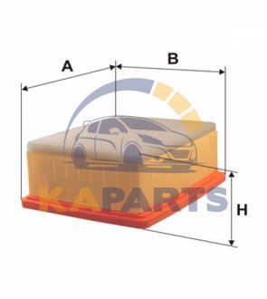 WA9409 WIX FILTERS Фільтр повітря