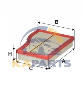 WA9874 WIX FILTERS Фільтр повітря