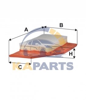 WA9853 WIX FILTERS Фільтр повітряний