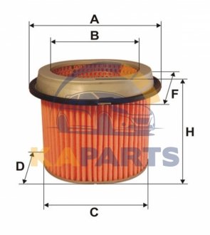 WA6108 WIX FILTERS Фільтр повітря