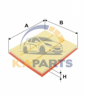 WA9758 WIX FILTERS Фільтр повітря