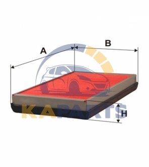 WA6300 WIX FILTERS Фильтр воздуха