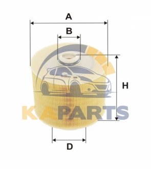 WA9548 WIX FILTERS Фильтр воздушный