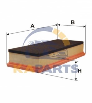 WA6701 WIX FILTERS Фільтр повітря