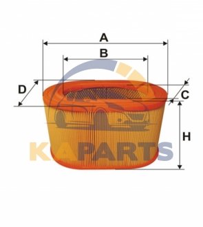 WA6019 WIX FILTERS Фільтр повітря