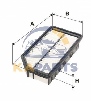 WA9709 WIX FILTERS Фільтр повітря