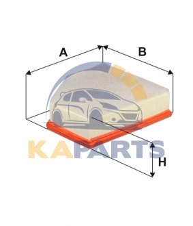 WA9916 WIX FILTERS Фильтр воздуха