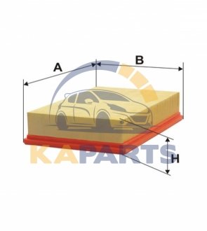 WA9612 WIX FILTERS Фильтр воздуха