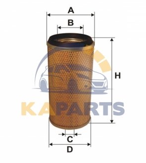 WA6117 WIX FILTERS Фільтр повітря