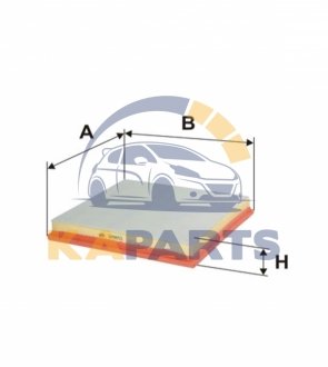 WA9653 WIX FILTERS Фільтр повітря