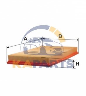 WA6337 WIX FILTERS Фільтр повітря