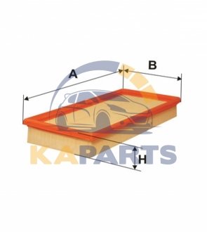 WA6162 WIX FILTERS Фільтр повітряний