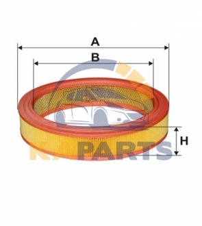 WA6481 WIX FILTERS Фільтр повітря