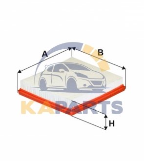 WA9828 WIX FILTERS Фильтр воздушный Seat Ibiza V, Toledo IV;Skoda Fabia III,Octavia III, Rapid,Yeti (WA9828) WIX