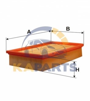 WA9407 WIX FILTERS Фільтр повітря