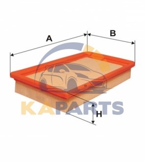 WA6186 WIX FILTERS Фільтр повітря