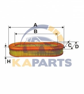 WA6009 WIX FILTERS Фільтр повітря