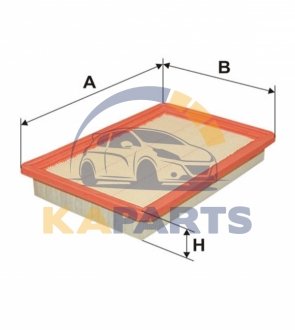 WA6593 WIX FILTERS Фильтр воздуха