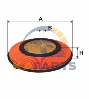 WA6302 WIX FILTERS Фильтр воздуха