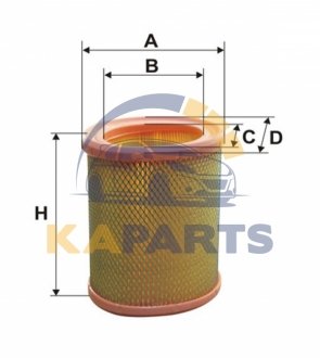 WA6485 WIX FILTERS Фильтр воздушный