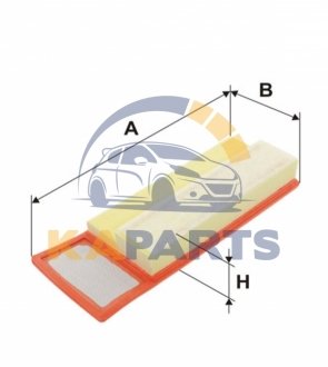 WA9666 WIX FILTERS Фильтр воздушный