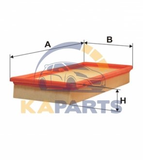 WA6374 WIX FILTERS Фільтр повітря