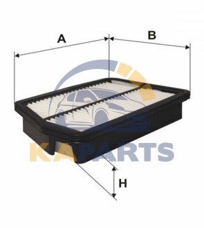 WA9487 WIX FILTERS Фильтр воздуха