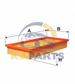 WA6762 WIX FILTERS Фільтр повітря