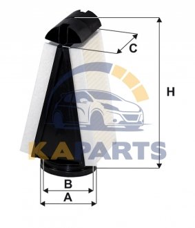 WA9866 WIX FILTERS Повітряний фільтр