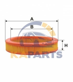 WA6414 WIX FILTERS Фільтр повітря