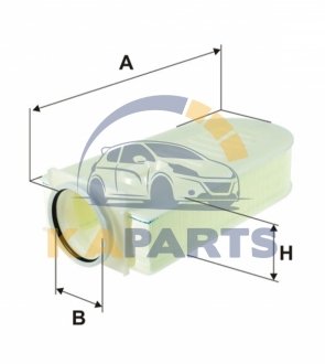 WA9765 WIX FILTERS Фильтр воздуха