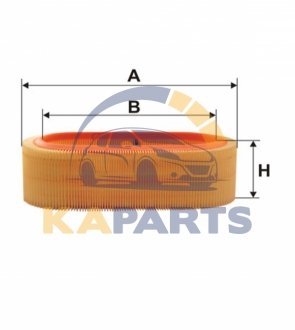 WA6406 WIX FILTERS Фільтр повітря