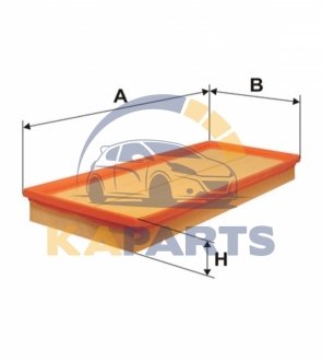 WA6261 WIX FILTERS Фільтр повітря