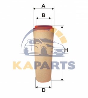 WA6574 WIX FILTERS Фільтр повітря