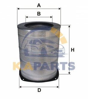 93079E WIX FILTERS Фильтр воздуха