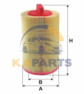 WA9443 WIX FILTERS Фильтр воздушный Mercedes C (W203/C203/T203), C (W204/S204), CLC (CL203), CLK (A/C209), E (W/S211), E (W212), SLK (R171) (WA9443) WIX