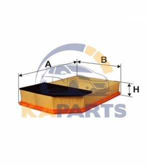 WA9476 WIX FILTERS Фільтр повітряний