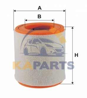 WA9737 WIX FILTERS Фильтр воздушный Audi A6 2.8FSI, 3.0TFSI, 3.0TDI 3/11-->, A7 2.8FSI, 3.0TFSI, 3.0TDI 10 (WA9737) WIX