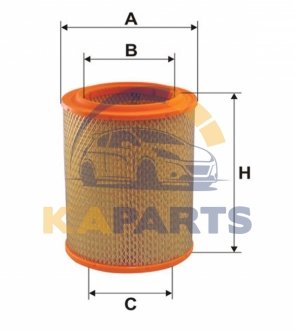 WA6419 WIX FILTERS Фільтр повітря