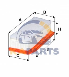 WA9830 WIX FILTERS Фільтр повітря